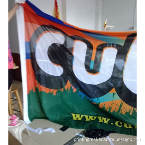 Heat Transfer Printing 100% Polyester Flag Fabric